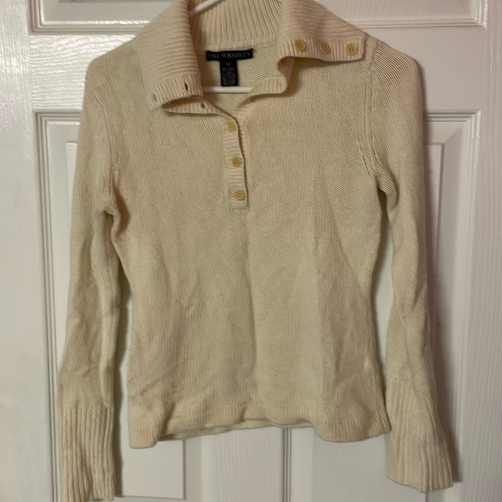 Cream The Wrights Button Down Sweater